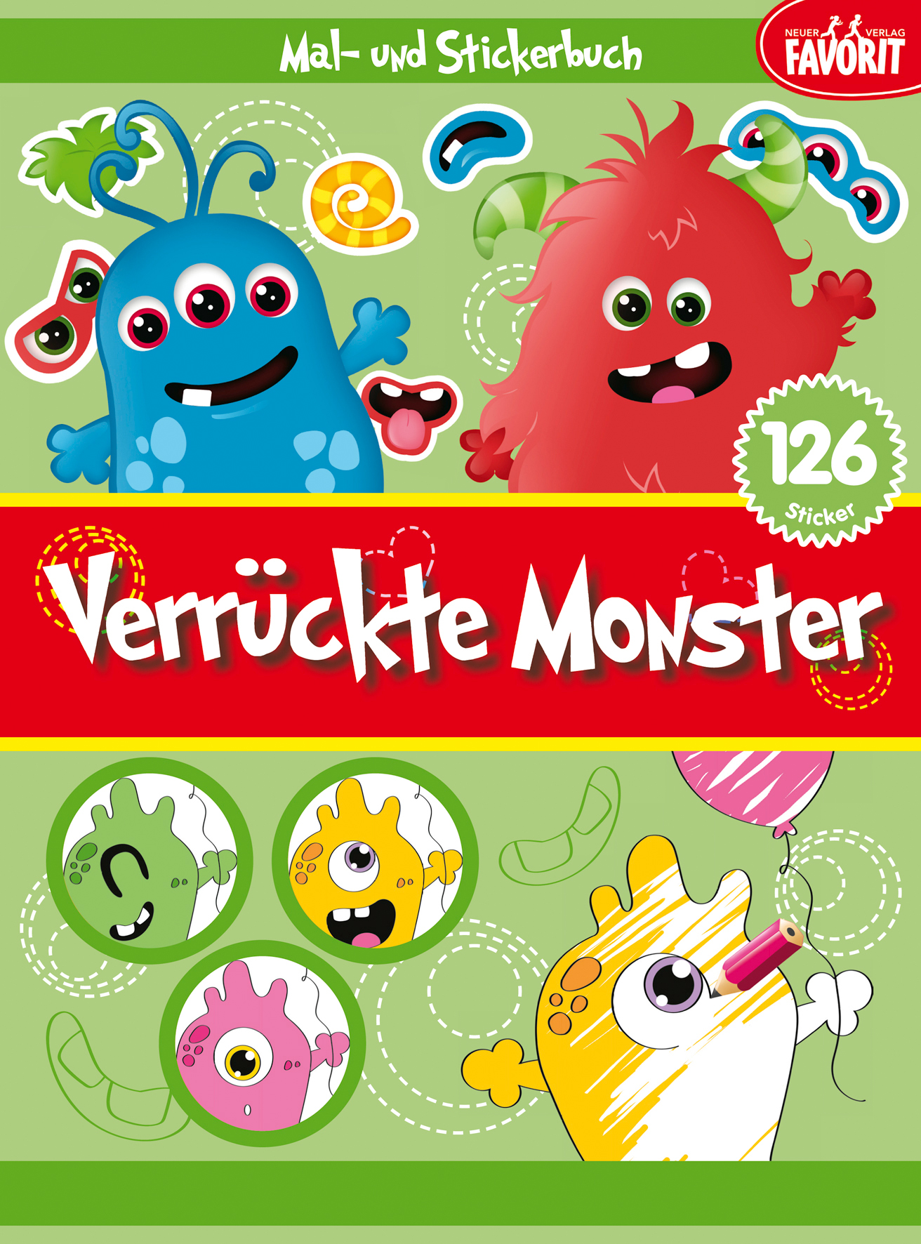 Coole Sticker – Monster bauen' von '' - Buch - '978-3-8458-3604-1
